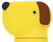 asobu Bestie Bottle Replacement Head For Insulated Stainless Steel Water Bottle, Detachable Soft Animal Head, Collectable Bottle Head for Fun Drinking For Kids, Dog