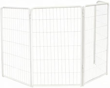 FXW Homeplus Indoor Dog Playpen, 45" H, 4 Panels, for Large Dogs | Stress-free play, Heavy-duty, Semi-open design, Easy setup, Threshold-free gate, Expandable, Patented