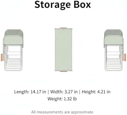 Clear PET Plastic Storage Box with Dividers, Stackable Organizer for Socks & Underwear, Drawer Bin (1 Pack)