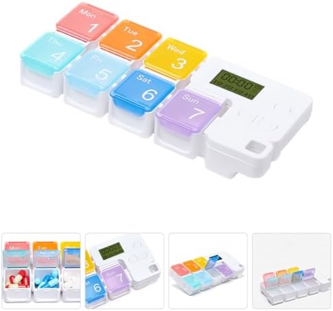 Electronic Medicine Pill Organizer with Sealed Design and Medicine Dispensing Function for Elderly Compact and Wear-Resistant