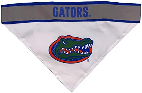 Pets First NCAA Florida Gators TIE Bandana, Small/Medium. Dog Football Reflective Bandana Scarf Bib for Pet, Cat, or Dog. The Ultimate Game-Day, Party Bandana