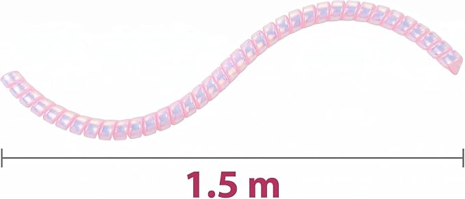Spiral Cable Protector,Chargers Data Cable Protect Sleeve,Headphone Cable Saver for Phone Earphone USB Data Cableor for Prevent Pets from Biting The Cable Sleeves Cord Management (Laser Pink)