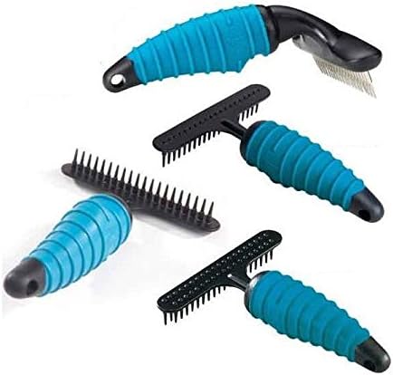 Professional Grooming Undercoat Rake Dog Groomer Tools - Choose Tool or Full Set(Double Row)