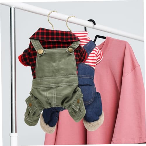 POPETPOP 10 Pcs Mini Dog Costume Hangers Nonslip Metal Clothes Hangers for Pet Apparel Stylish Closet Organizer for Dogs Compact Design Prevents Deformation