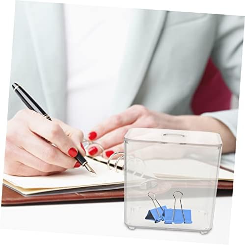 2pcs Cotton Swabs Holder Cotton Pads Dispenser Toothpick Case Desktop Organizer Strong Pet Material
