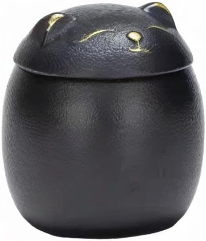Ceramic Jar Cat Candy Dish Sugar Bowl Storage Jar Canister with Seal Lid