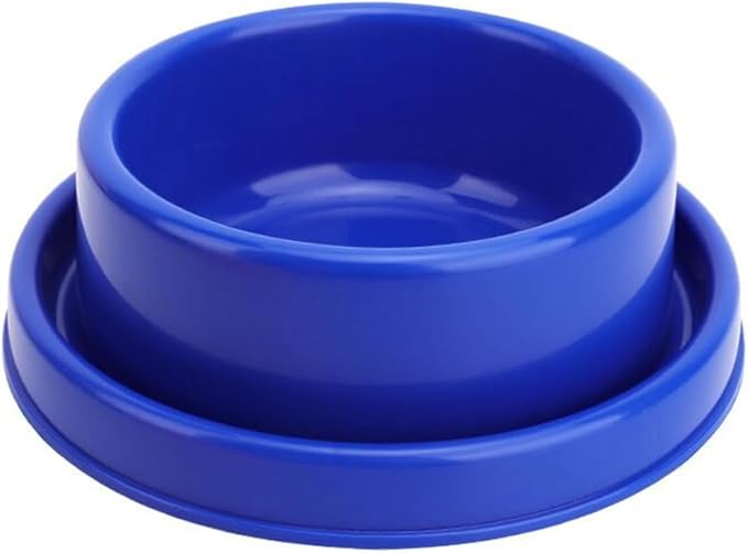 Ants Away Dog Bowl Cat Puppy Food Bowls Round No Spill Eating Feeder for Small Animals Brown M