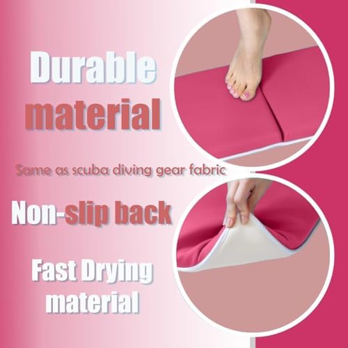 Certified Bath Kneeler 1.5" Padding Bath Kneeler and Elbow Rest Pad Set | 8 suction cups, non-toxic, fast dry bath kneeling pad for bath tub, toy organizer, kneeling pad for bathing baby by Supa Ant