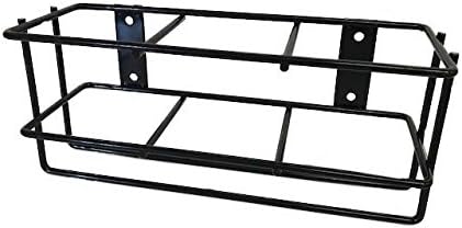 Up to Three 32 oz Spray Bottle Rack – Wall Mount Organizer | Heavy Duty Metal Holder for Cleaning, Chemical, or Detailing Bottles | Safe & Space-Saving Storage for Garage, Shop, or Janitorial
