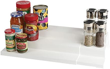 Dial Industries 3 Tier Expandable Spice Jar Kitchen Cabinet Shelf Organizer