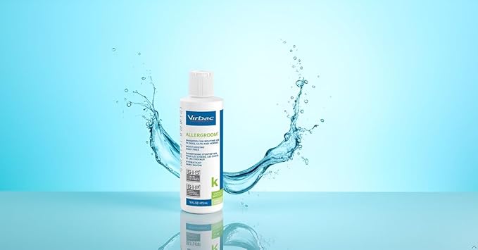 Virbac ALLERGROOM® Shampoo For Dogs, Cats & Horses (16 oz) - For Normal or Dry Skin