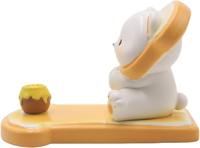 Cute Bear Phone Holder for Desk Bear Phone Stand Desktop Holder Stand for All Smartphones Tablets Kawaii Bear Desk Ornament