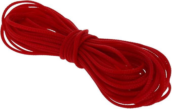 Heyiarbeit 10m/32.8ft PET Expandable Braid Cable Sleeving Flexible Wire Mesh Sleeve Red 3mm