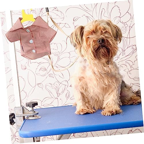 10pcs Non Skid Pet Clothes Hangers for Dog Cat Apparel Durable Design to Prevent Deformation for Organizing Pet Clothing
