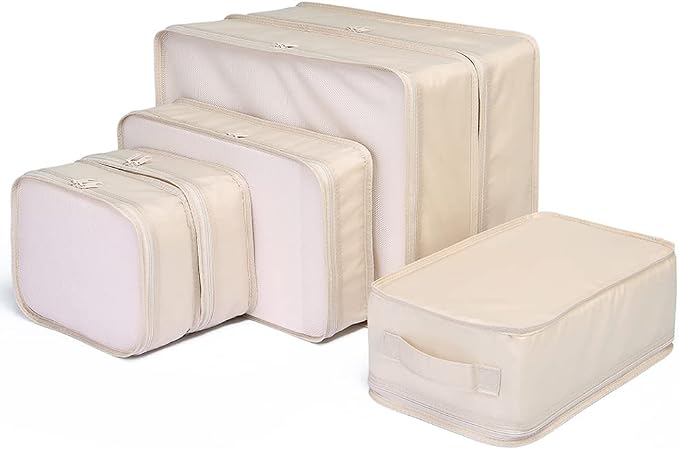 JJ POWER Travel Packing Cubes, Luggage Organizers with Shoe Bag