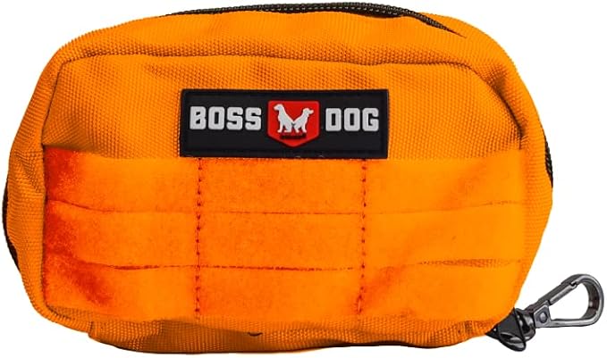 Boss Dog Tactical Molle Bag, Hunter Orange, Small
