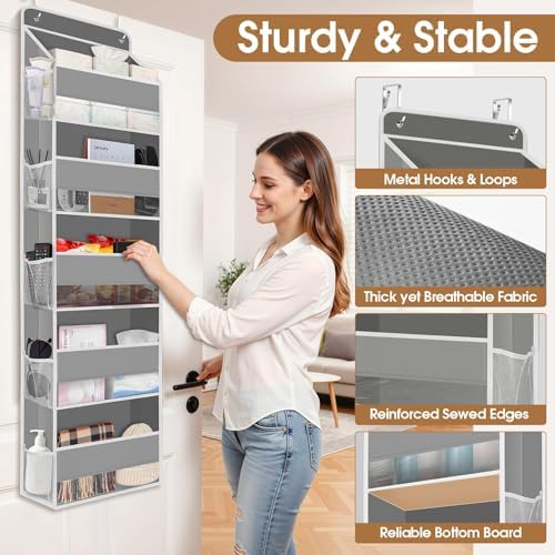 Over The Door Organizer Storage behind Door Hanging Organizer for Nursery