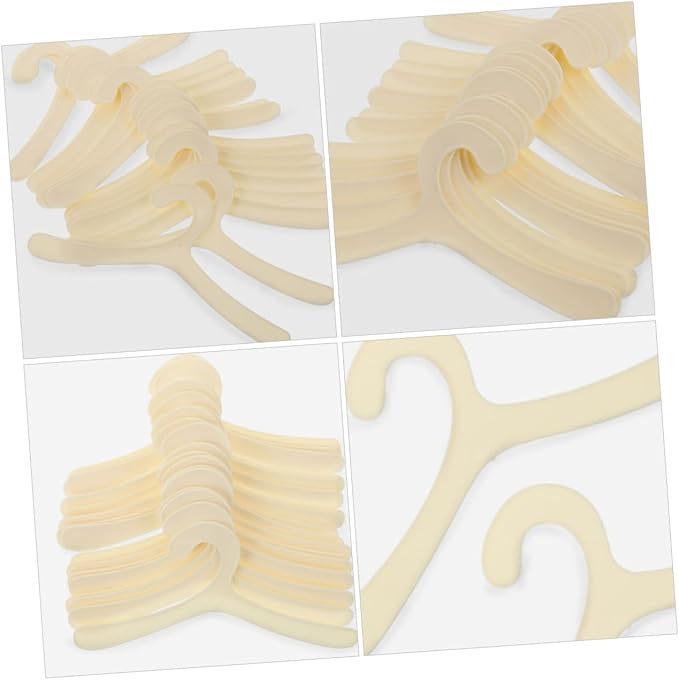 24pcs Pet Clothes Hangers for Dogs and Cats Stylish Organizers for Pet Apparel in Closets Convenient Design for Neat Wardrobe Storage