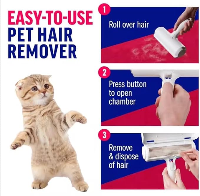 Pet Hair Remover Roller- Reusable Lint