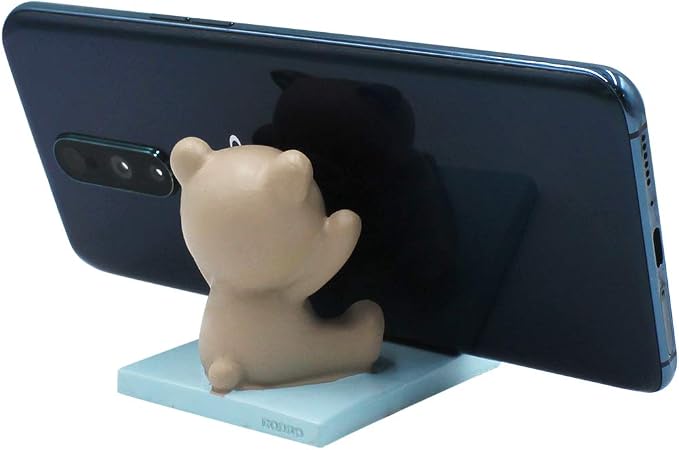Cute Bear Cellphone Holder Stand Animal Smartphone Desk Holder for All Mobile Phones Cute Phone Stand Desk Ornament