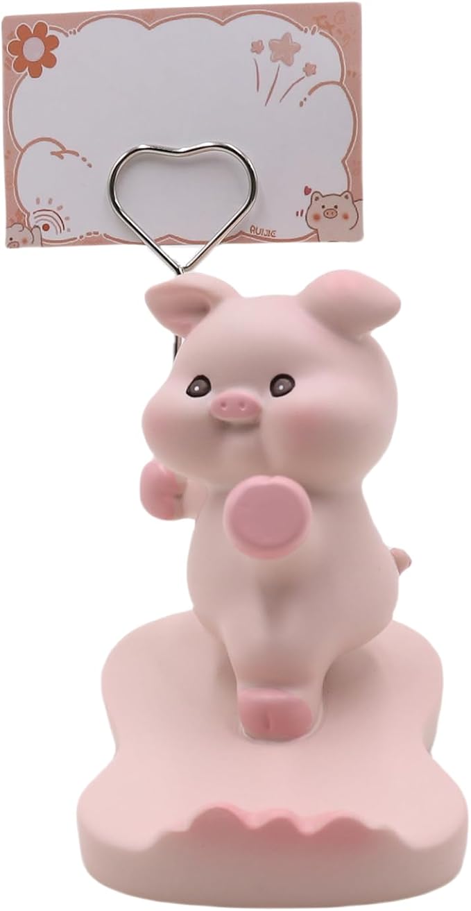 Cute Cat Phone Stand Cartoon Animal Pig Dog Phone Holder Desktop Phone Holder Stand Compatible with all Phones Cute Animal Desk Ornament