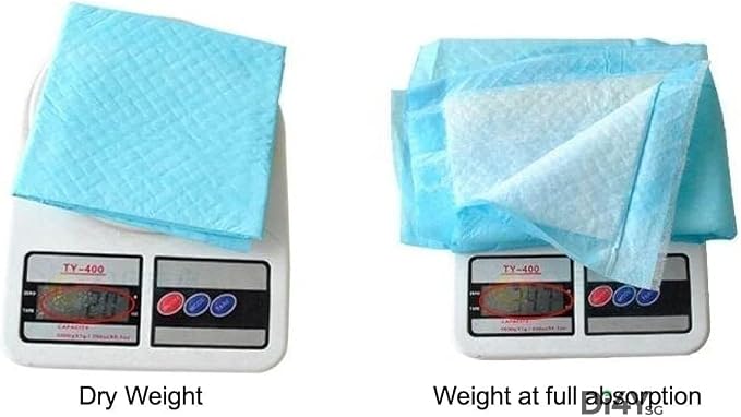 DI4Y SG Stock | Disposable Dog Pet Training Pee Pads, Ultra Absorbent Pee Underpads, Incontinence Puppy Bed Pads, Unscented Portable for Outdoor, Small Medium Large Dogs (Large - 60x60cm, 40pcs)