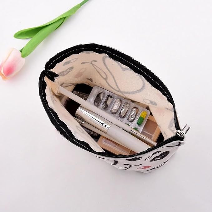 Small Home Medical Bag Pouch Nurse Pocket Protector Pouch Pharmacist Doctor Bag Accessories for Women Family Emergency Medical Kit Nursing Student Essential Supplies for Clinicals Canvas First Aid Bag