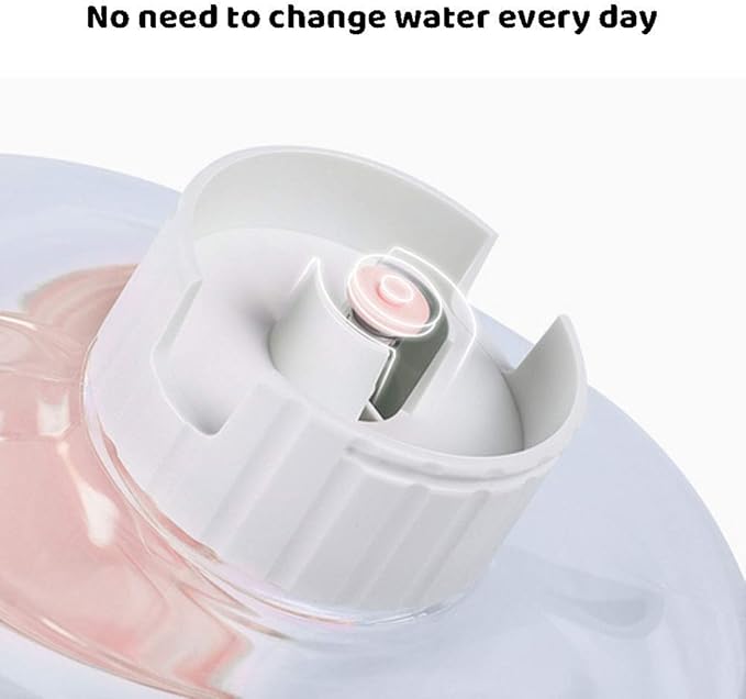 Pet Water Dispenser for Dogs and Pets Gravity Automatic Waterer Feeder Water Drinking Fountain for Small or Medium Size Dogs Cats (Green)