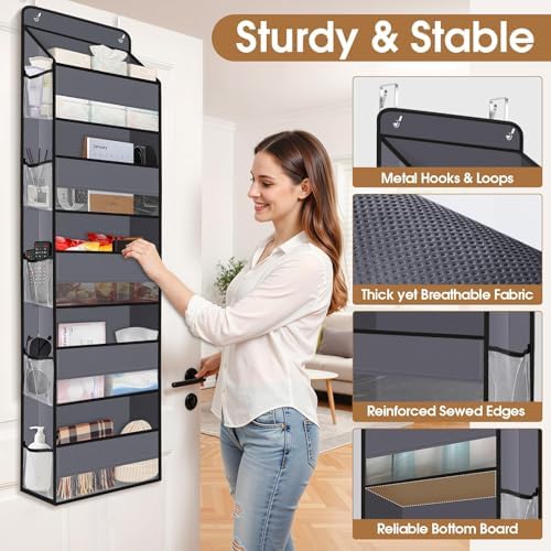 Over The Door Organizer Storage behind Door Hanging Organizer for Nursery