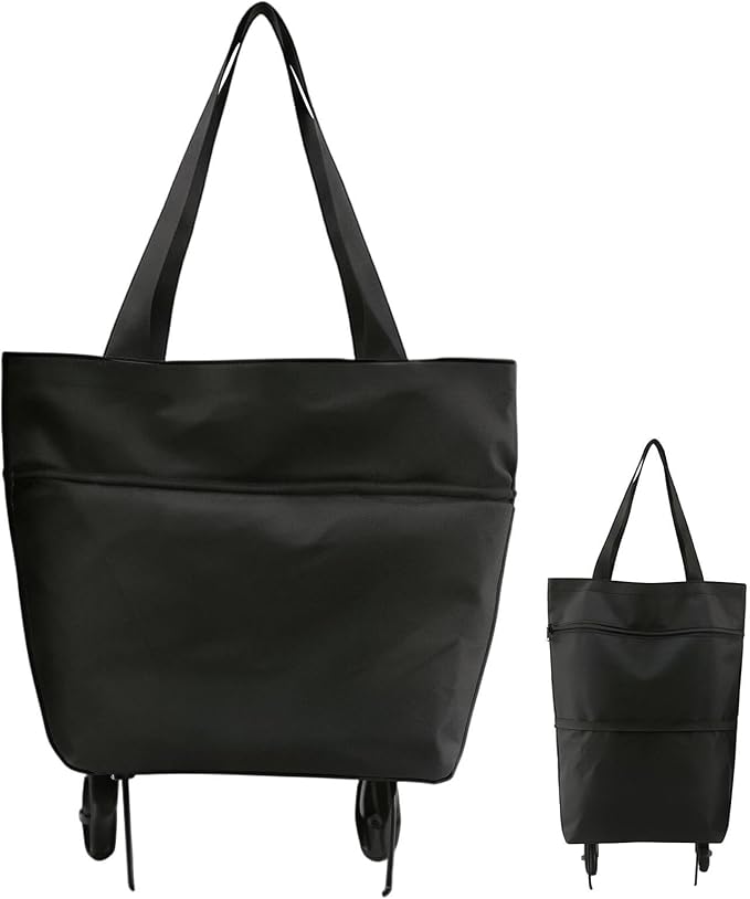 Shopping bag with wheels lightweight, Waterproof heavy duty rolling tote | Shopping bag with wheels lightweight design, Waterproof heavy duty rolling tote for groceries and travel, portable