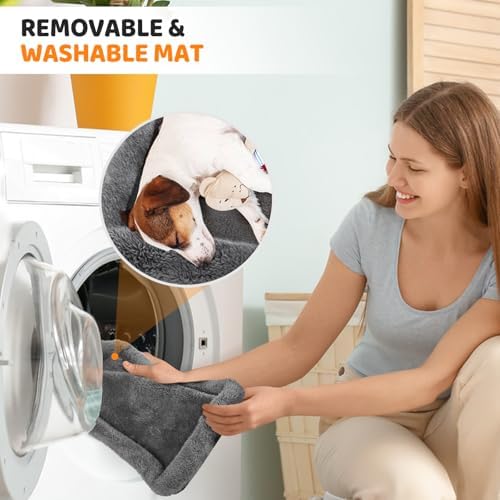 JUNGYOUN Premium Cat Carrier - Pet Carrier for Cat & Small Dogs up to 15lbs - Airline Approved Travel Dog Carrier with Anti-Escape Zippers, Collapsible Travel Bowl & Padded Strap