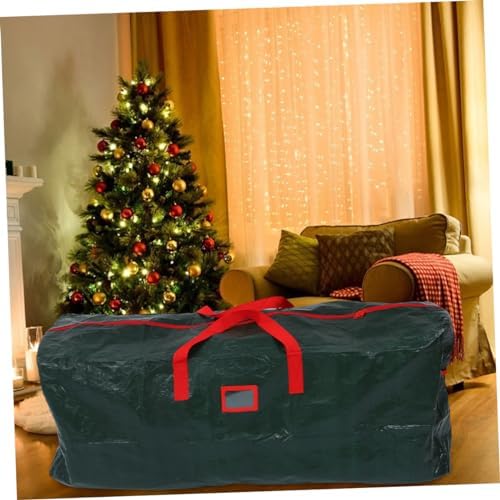 Luxshiny Large Capacity Christmas Tree Storage Bag Non Woven with Handles for Organizing Holiday Decorations and Protecting Against Dust and
