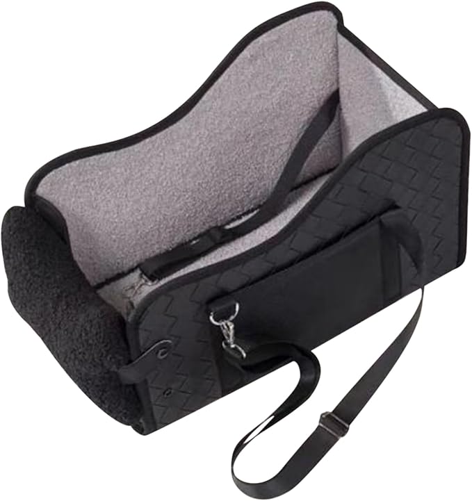 Pet Car Seat Carrier, Under 14lbs Dog Cushion Bed, Foldable Portable Organizer for Truck Backseat Front Stroller Outdoor Indoor Picnic, Household Supply for Reliable Daily Use and Compact Storage