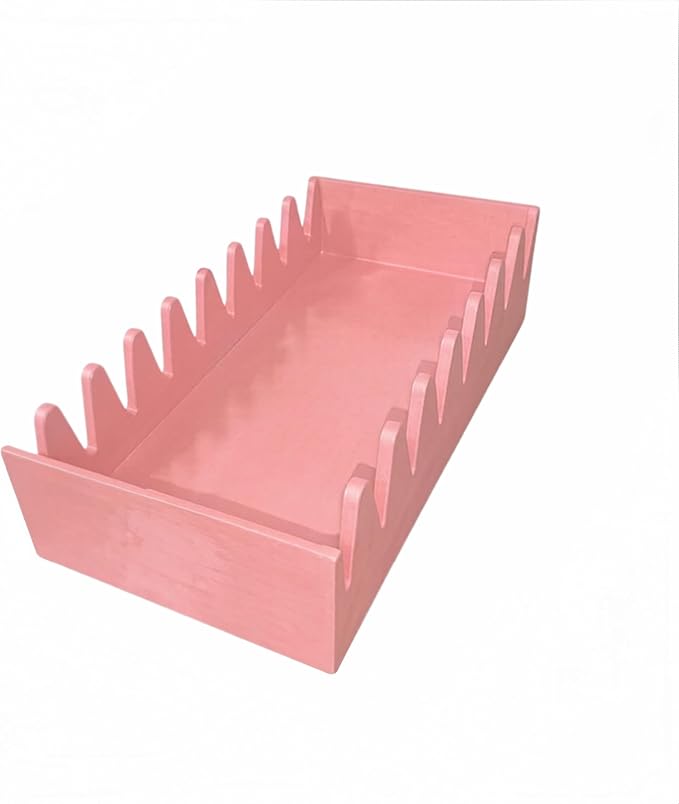 Pet Grooming Scissor Holder, Holds 8 Shears, Shear Organizer Rack for Dog Grooming Tools, Space Saving Storage for Salon and Home Use (pink)