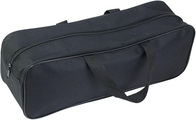 Vacuum Cleaner Bag Organizer Storage Case with Oxford Cloth Material Portable Carrying Handle Large Capacity Suitable for Car and Pet Hair Cleaning, Black