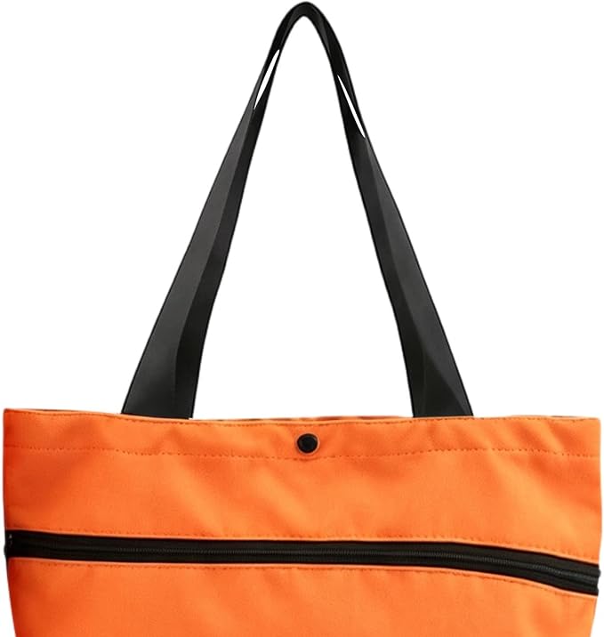Rolling Shopping Bag, Heavy Duty Portable Tote, Compact Folding Cart Bag | Outdoor Shopping Cart Bags for Market Travel Apartment Commuting Cabinet Picnic Camping Car Truck Laundry Pet Storage