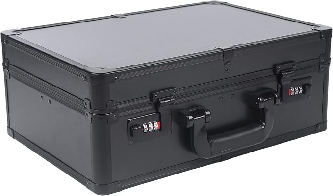 DYRABREST Barber Carrying Case, Large Barber Beauty Salon Tool Kits Storage, Portable Travel Carry Case Clippers Trimmers Scissors Organizer for Hair Stylist Pet Groomer, Without Tools