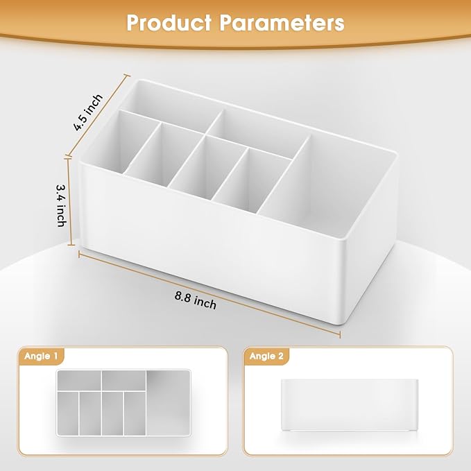 Charger Cable Cord Storage Organizer Easy storage without ties charger cable organizer Cable Management Boxes - 1 Pack (white)