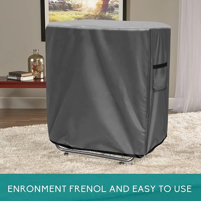 Folding Bed Storage Cover for 38" Rollaway Bed, 600D Waterproof Gray | Protect your folding bed from dust, moisture and dirt with a durable 600D cover featuring zipper access for easy storage