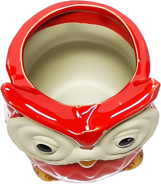 Ceramic Owl Shaped Pen Pencil Holder for Desk Decoration Accessories Owl Decor Makeup Brush Pen Cups Succulent Plant Pot Office School Ideal Gifts for Women, Mom or Birthdays