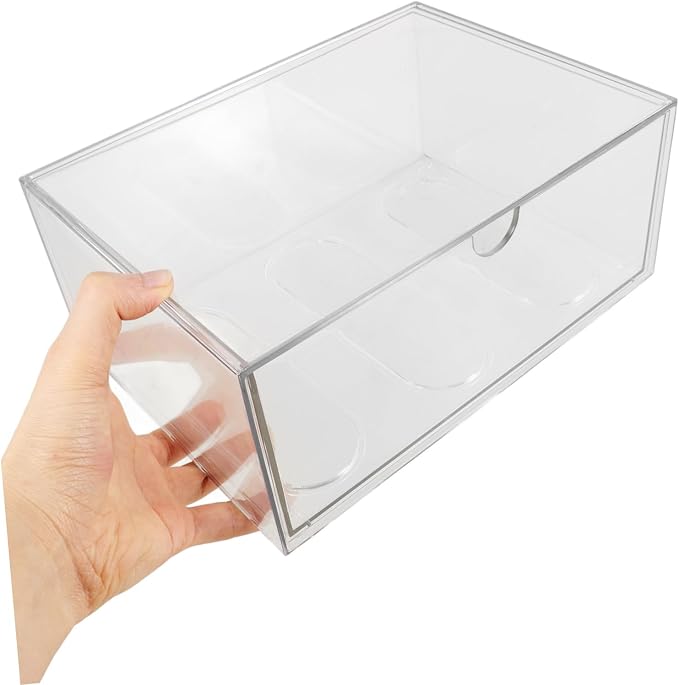 Veemoon Desk Organizer Drawer Type Storage Box Compartment Storage Case for Makeup Stationery and Office Supplies Efficient Categorization Adequate Space and Easy Cleaning