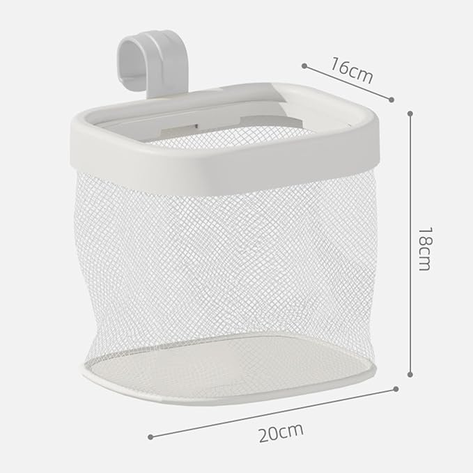 Dog Toy Storage Basket for Pet Fence & Crate - Hanging Organizer Box, 20cmx16cmx18cm (7.9x6.3x7.1 inch), Reinforced PP Material, Multiuse Pet Supplies