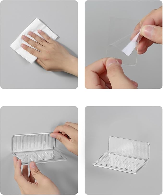 Small Floating Shelf Wall Mount Shelf for Security Cameras Speakers Routers Baby Monitors Plastic Durable Space Saving Organizer Neat and Tidy Design Easy Installation No Drilling