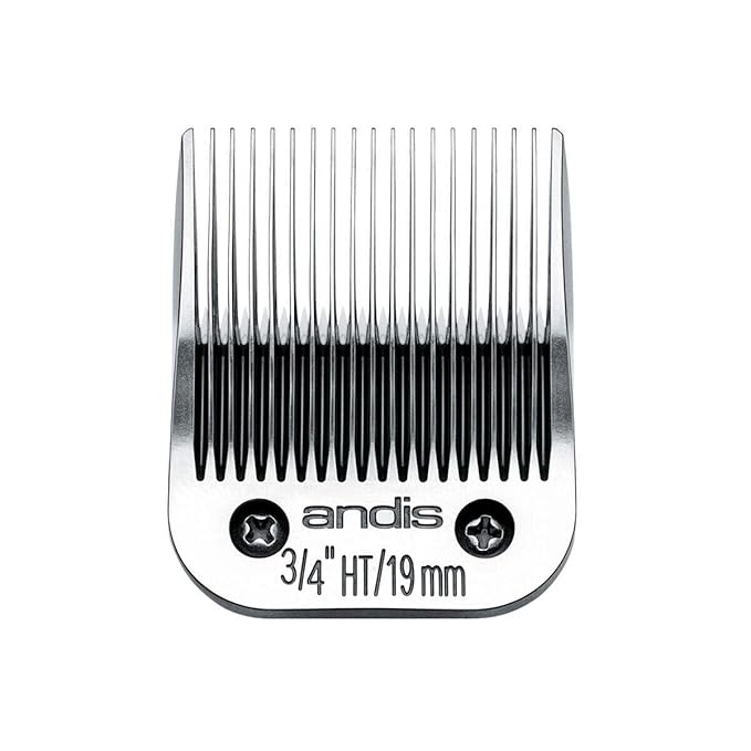 Andis 63980 UltraEdge Detachable Blade Size 3/4" HT – Carbon Steel Pet Clipper Blade, 3/4" Cut Length, Professional Grooming Performance