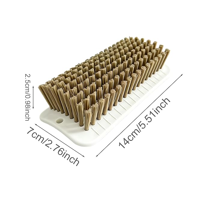 Pigs Self Cleaning Slicker Brushes -2 Pack Grooming and Scratch Brush for Mini Pigs, Rice Root Brush for Enrichment, Includes 10 Mounting Screws