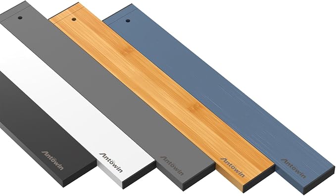Bamboo Drawer Dividers Organizers, Expandable Drawer Separators Splitter,17-22 inches Long Adjustable Spring-loaded Organizer for Large Utensil, Clothes, Tools Drawers (Black)