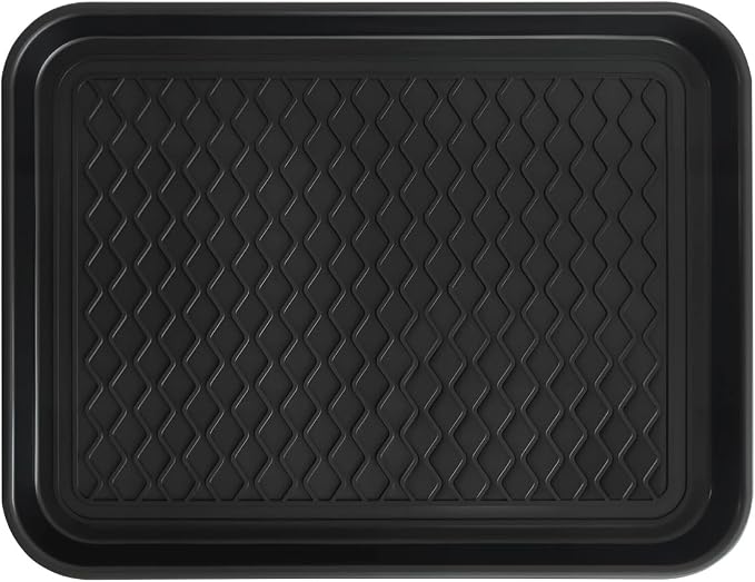 Boot Tray for Entryway, 3 Pack Waterproof Shoe Trays for Indoor Outdoor Use 20"x15" Durable Shoe Mat with Raised Edge, Non-Slip Tray for Boots, Pets, Garden & Muddy Shoes