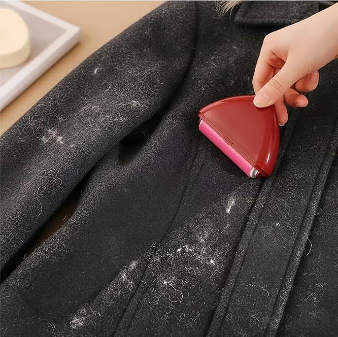 Portable Washable Lint Roller-Washable & Reusable Lint Remover for Pet Hair on Clothes, Furniture, and More - Compact Portable Design for Easy Cleaning