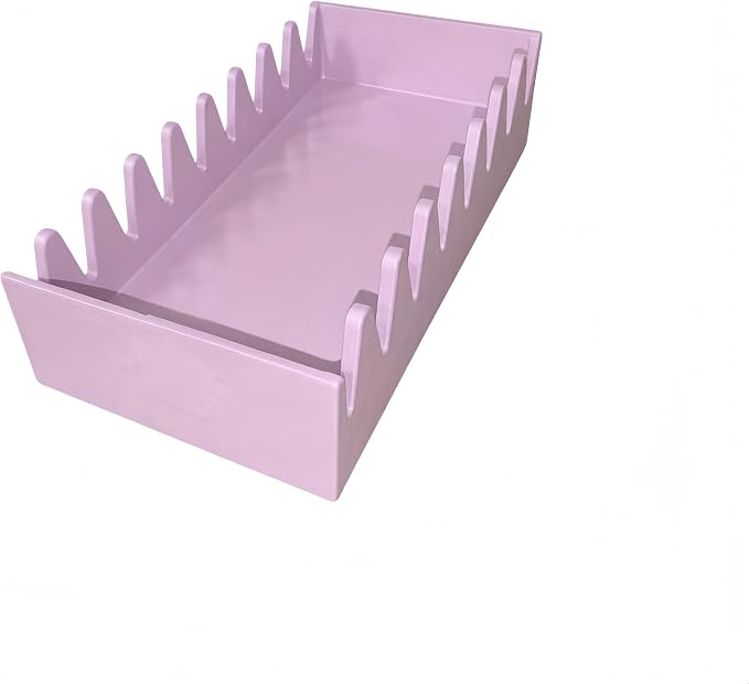 Pet Grooming Scissor Holder, Holds 8 Shears, Shear Organizer Rack for Dog Grooming Tools, Space Saving Storage for Salon and Home Use (purple)