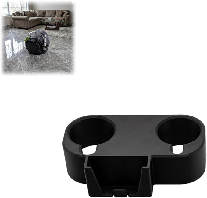 Accessory Holder Storage Rack Compatible with Bissell SpotClean Pet Pro, for Portable Carpet Cleaner Attachments Hose, Organizer Cleaning Tool Storage Bracket for Cleaning System